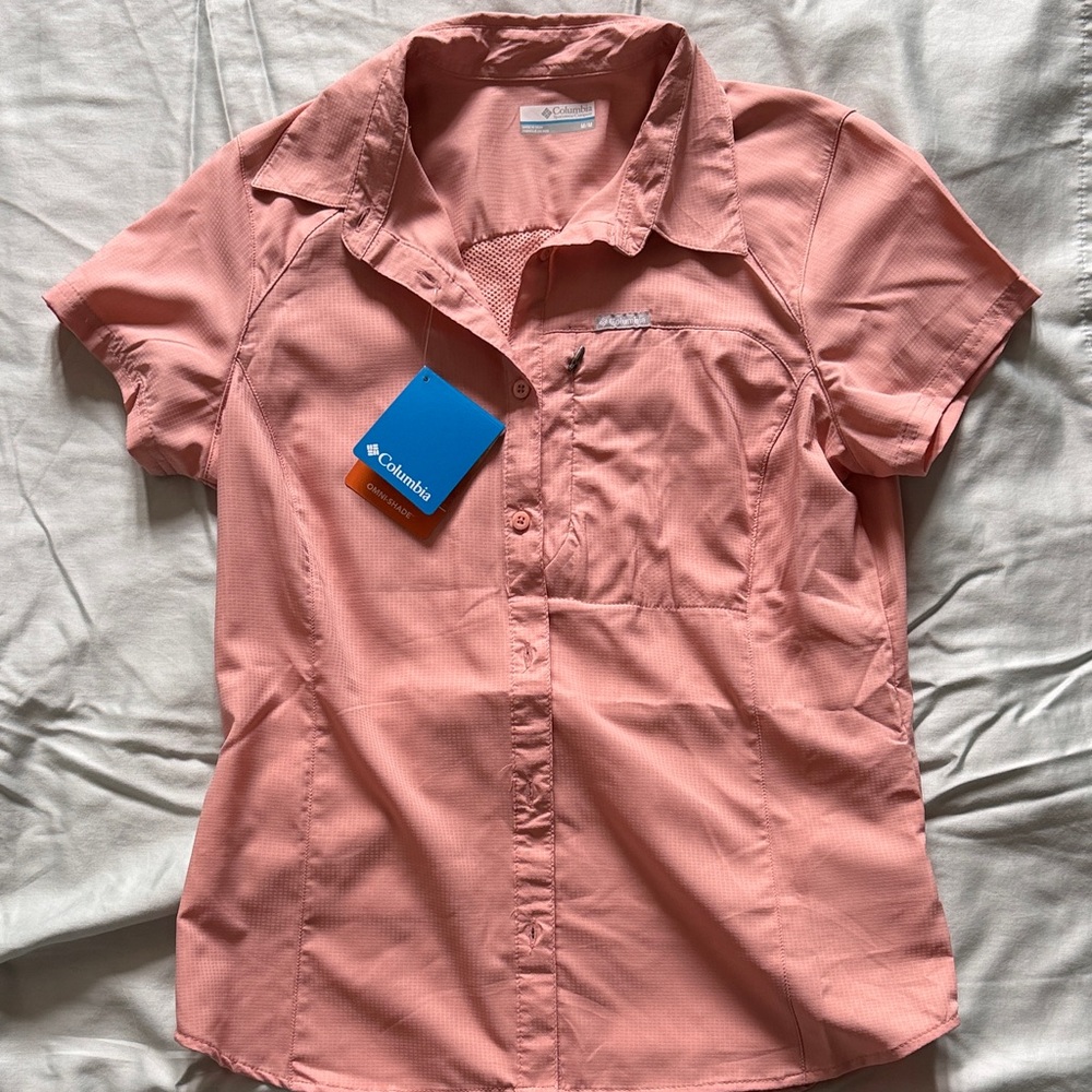Columbia Coral Button-Up Shirt